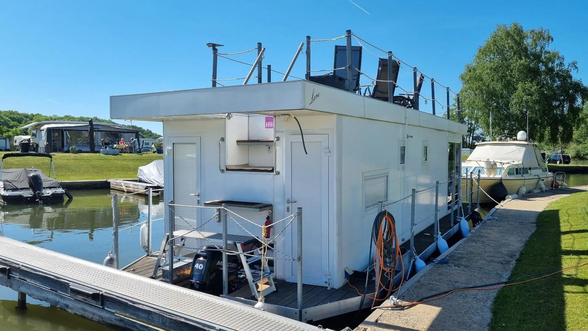Botel Main Hausboot Lore In Der Marina Trosdorf Bei Bamberg Bischberg Germany